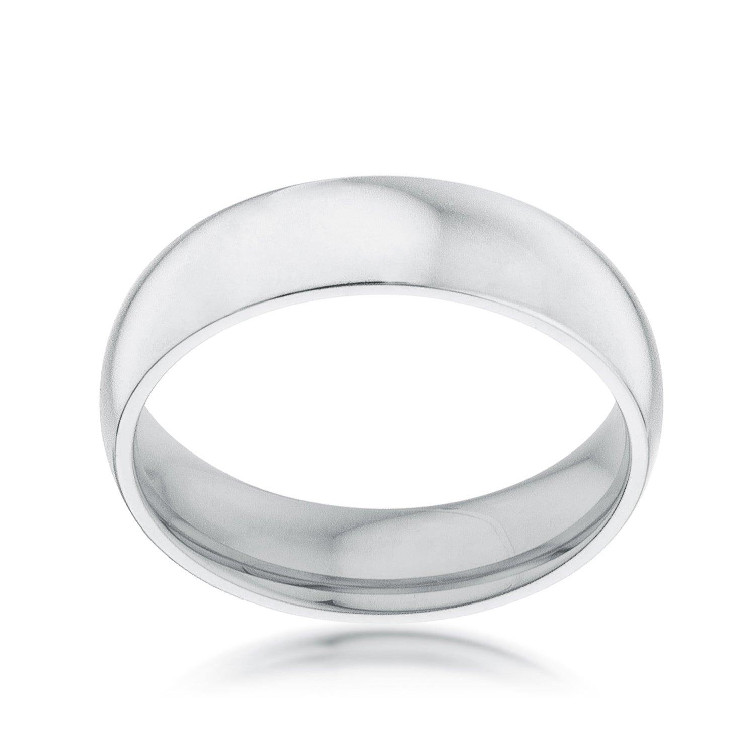 5 mm Stainless Wedding Band - Flyclothing LLC