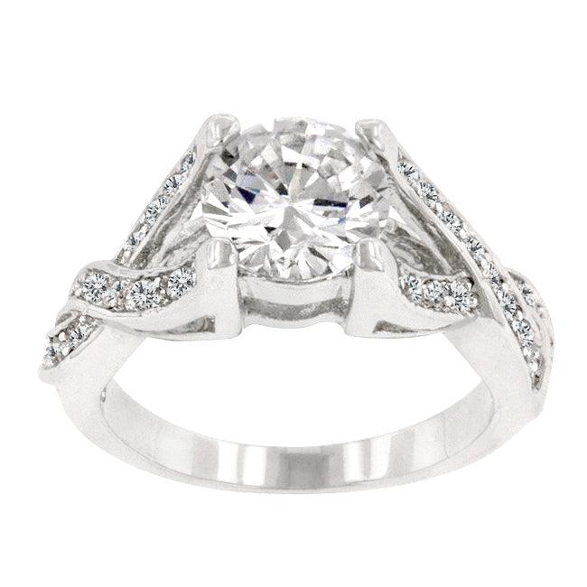 Brilliant Twist Engagement Ring - Flyclothing LLC