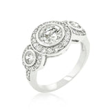 Fitzgerald Cubic Zirconia Ring - Flyclothing LLC