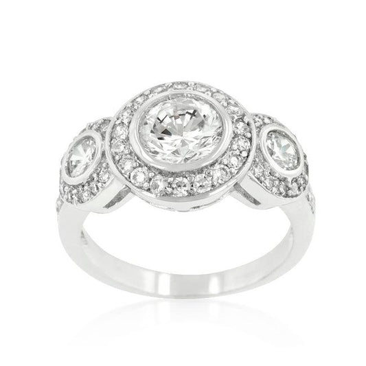 Fitzgerald Cubic Zirconia Ring - Flyclothing LLC