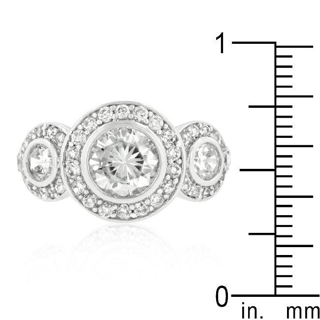 Fitzgerald Cubic Zirconia Ring - Flyclothing LLC