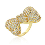 Bow Tie Cubic Zirconia Ring - Flyclothing LLC