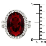 Ruby Red Cocktail Ring - Flyclothing LLC