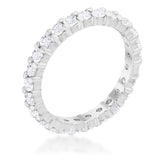 Cubic Zirconia Eternity Band - Flyclothing LLC