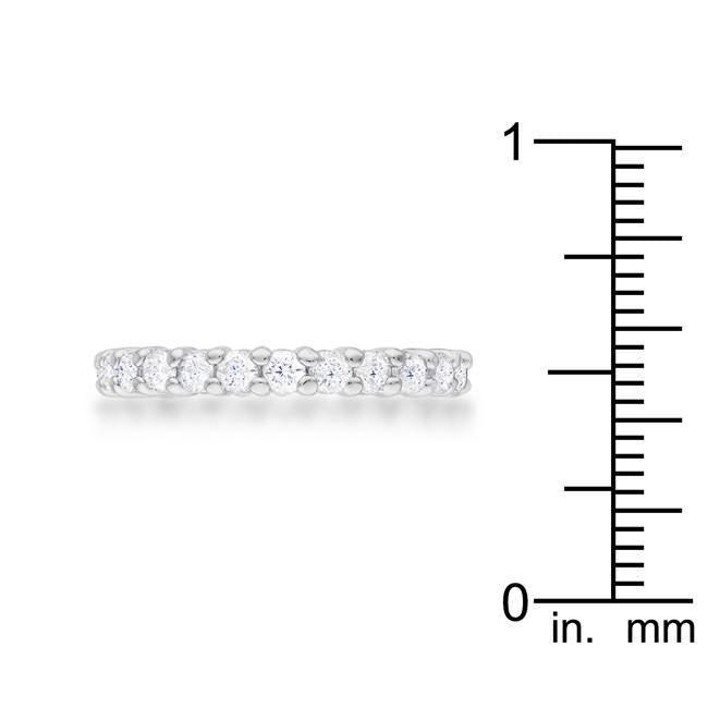 Cubic Zirconia Eternity Band - Flyclothing LLC