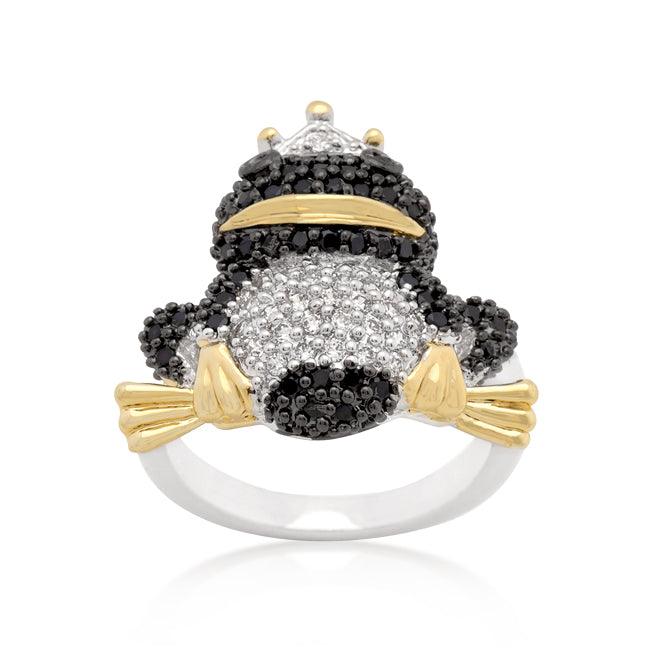 Cubic Zirconia Frog Prince Ring - Flyclothing LLC