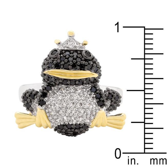 Cubic Zirconia Frog Prince Ring - Flyclothing LLC