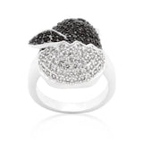 Black and White Cubic Zirconia Baby Chick Ring - Flyclothing LLC