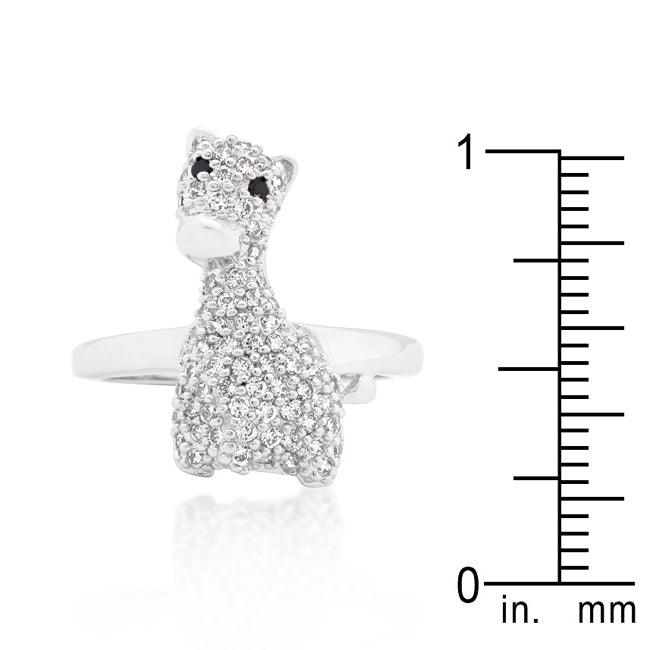 Cubic Zirconia Giraffe Ring - Flyclothing LLC