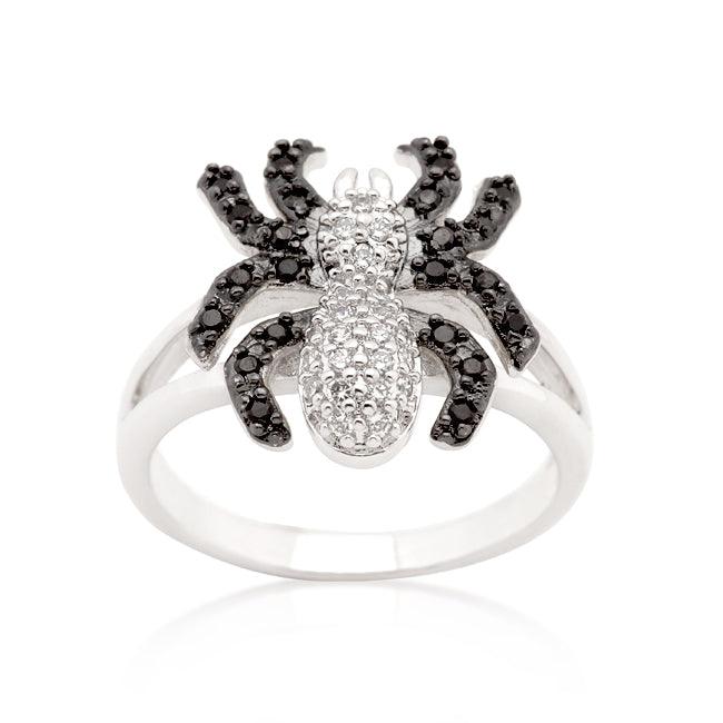 Cubic Zirconia Spider Fashion Ring - Flyclothing LLC