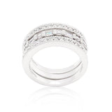 Simple Cubic Zirconia Ring Set - Flyclothing LLC