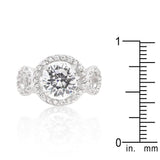 Round Cut Trio Cubic Zirconia Ring - Flyclothing LLC