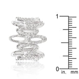 Cubic Zirconia Oval Fashion Ring - Flyclothing LLC