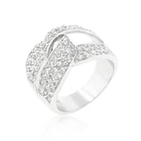 Cubic Zirconia Knot Ring - Flyclothing LLC