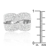 Cubic Zirconia Knot Ring - Flyclothing LLC