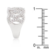 Cubic Zirconia Circular Ring - Flyclothing LLC