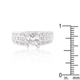 Cubic Zirconia Princess Cut Ring - Flyclothing LLC