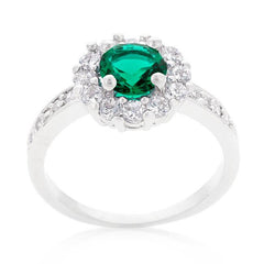 Bella Birthstone Engagement Ring in Green - JGI