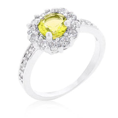 Bella Birthstone Engagement Ring in Yellow - JGI