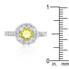 Bella Birthstone Engagement Ring in Yellow - JGI