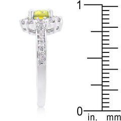 Bella Birthstone Engagement Ring in Yellow - JGI