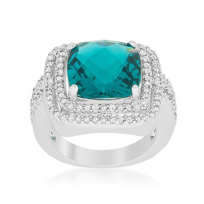 Candy Aqua Cocktail Ring - Flyclothing LLC