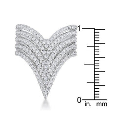 Vera 1.42ct CZ Rhodium Vintage Inspired Cocktail Ring - Flyclothing LLC