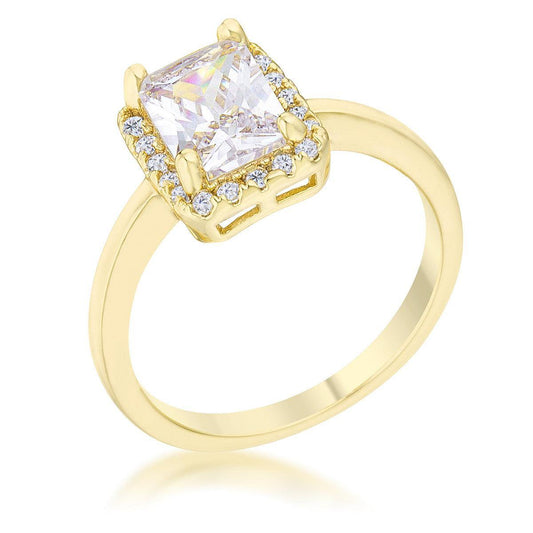 Mariane 2ct CZ 14k Gold Classic Ring - JGI