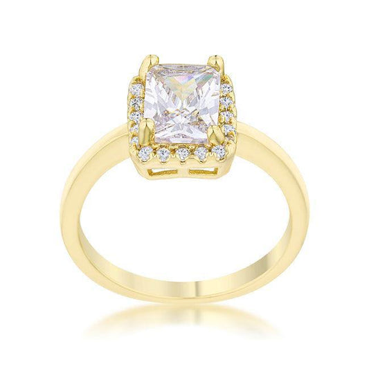 Mariane 2ct CZ 14k Gold Classic Ring - JGI