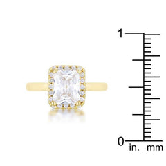 Mariane 2ct CZ 14k Gold Classic Ring - JGI