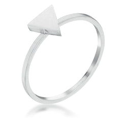 Stainless Steel Triangle Stackable Ring - Flyclothing LLC