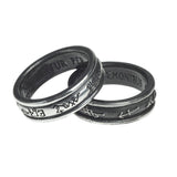 Alchemy Gothic Demon Black & Angel White Ring - Alchemy Gothic