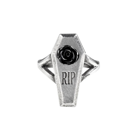 Alchemy Gothic Jewelry RIP Rose Ring - Alchemy Gothic