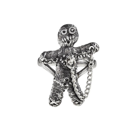 Alchemy Gothic Voodoo Doll Ring - Alchemy Gothic