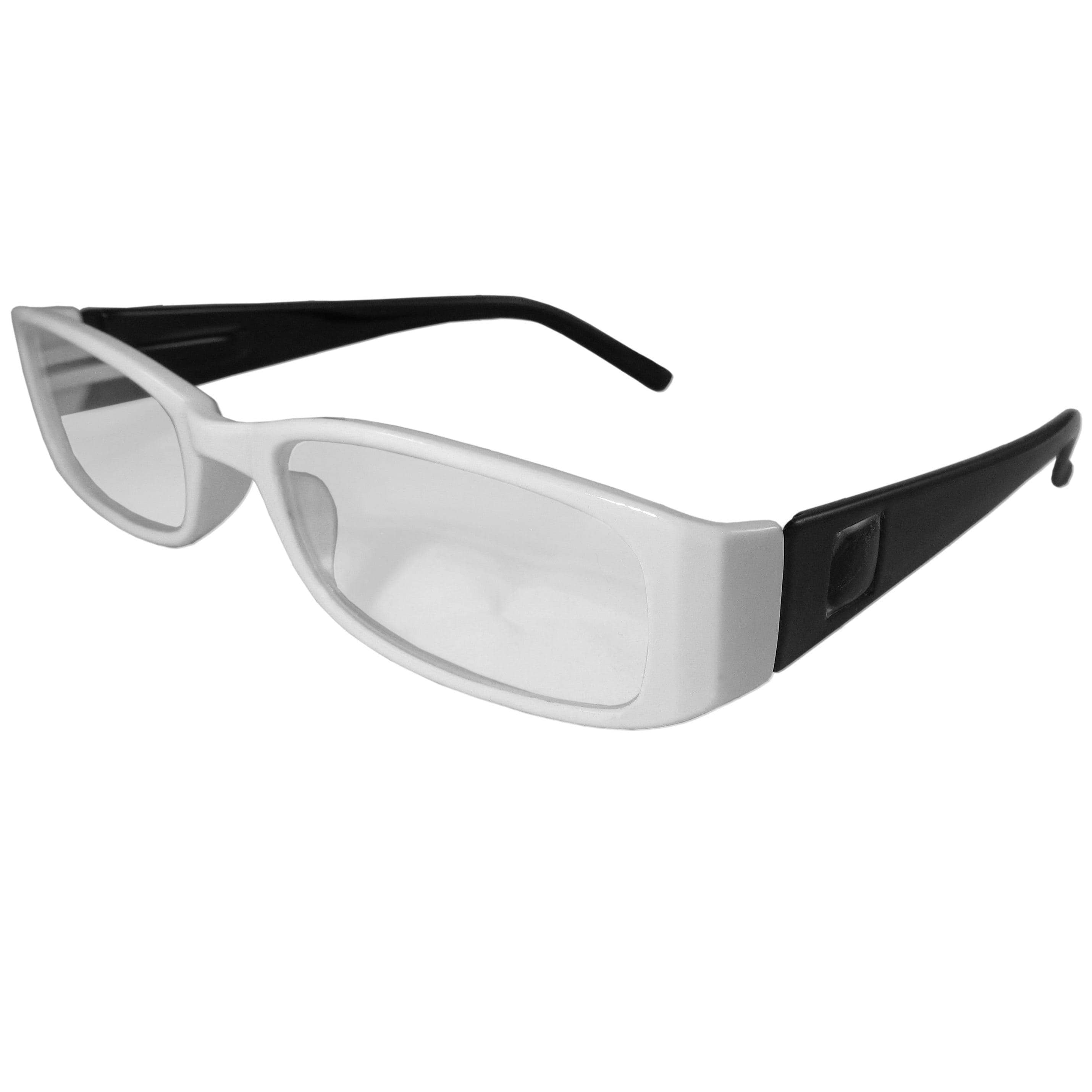 White and Black Reading Glasses Power +1.75, 3 pack - Flyclothing LLC