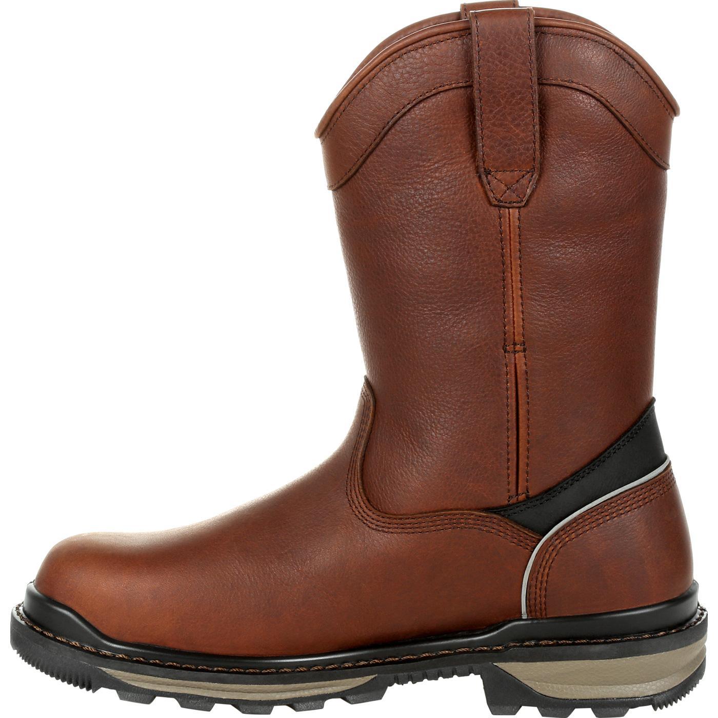 Rocky Rams Horn Waterproof Composite Toe Pull-On Work Boot - Rocky