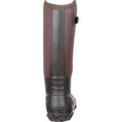 Rocky Core Brown Rubber Waterproof Outdoor Boot - Flyclothing LLC