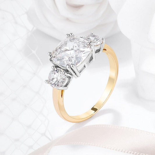 The Cushion Cut Royal Ring - JGI