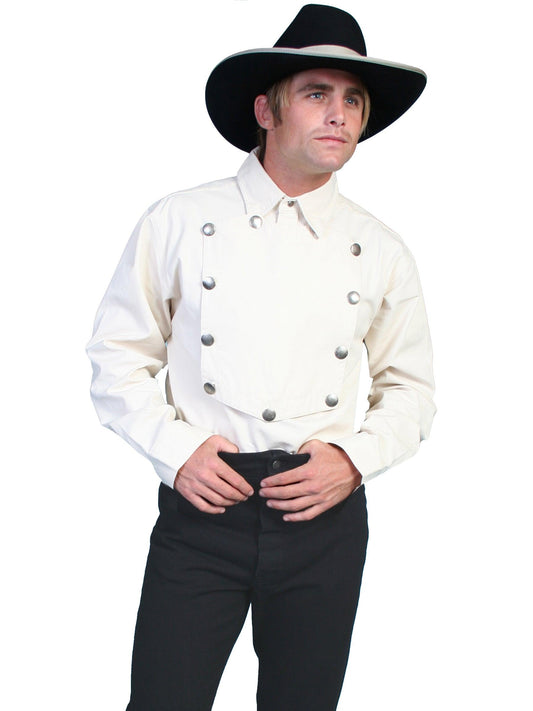 Scully NATURAL BIB FRONT SHIRT - Flyclothing LLC