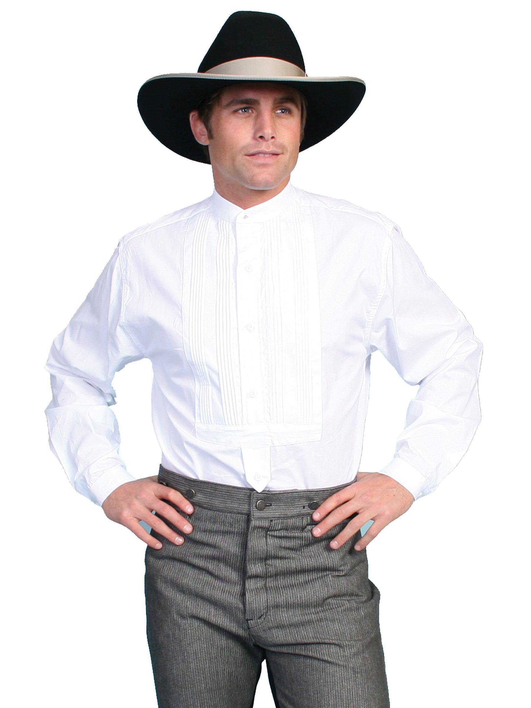 Scully WHITE TUXEDO FRONT SHIRT - Flyclothing LLC