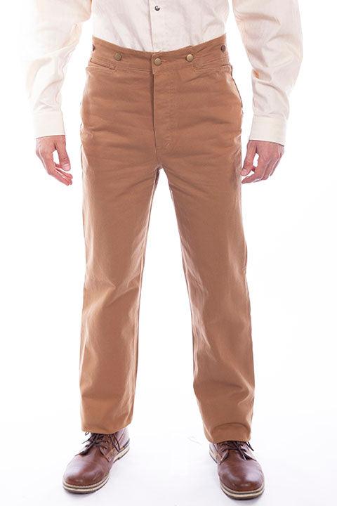 Scully BROWN CANVAS PANTS - Flyclothing LLC