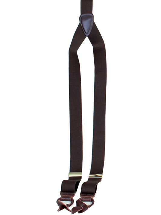 Scully BROWN ELASTIC SUSPENDERS - Flyclothing LLC