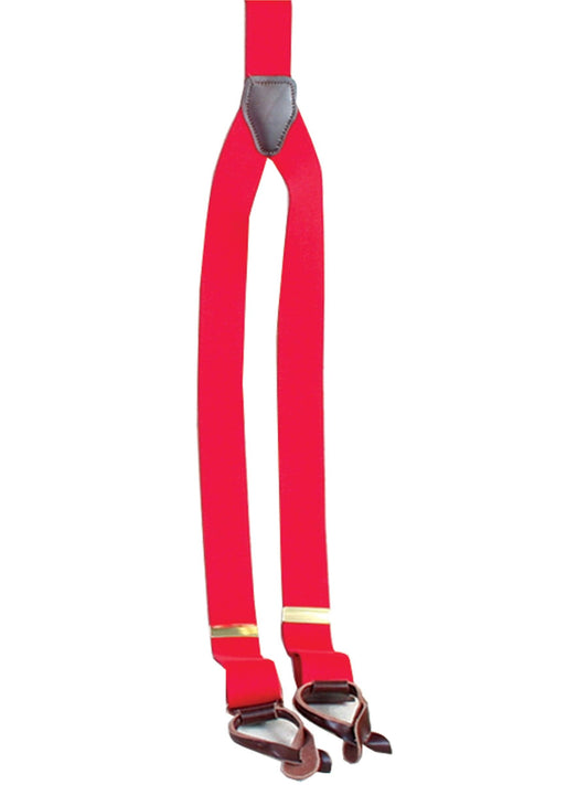 Scully RED ELASTIC SUSPENDERS - Flyclothing LLC