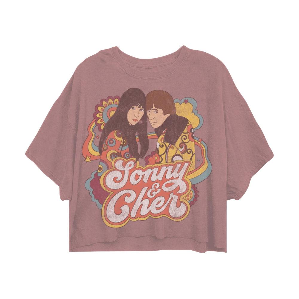 Sonny & Cher Groovy Couple Oversize Crop