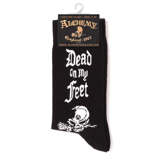 Alchemy Gothic Dead On My Feet Socks - Alchemy Gothic