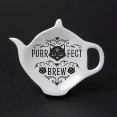 The Vault Purrfect Brew T Spoon Holder - Alchemy Gothic