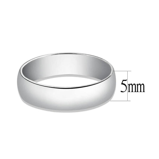 Alamode Silver 925 Sterling Silver Ring with No Stone - Alamode