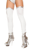 Roma Costume White/Silver Space Commander Leggings