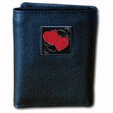 Tri-fold Wallet - Double Heart - Flyclothing LLC