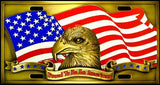 Proud To Be An American License Plate - Flyclothing LLC